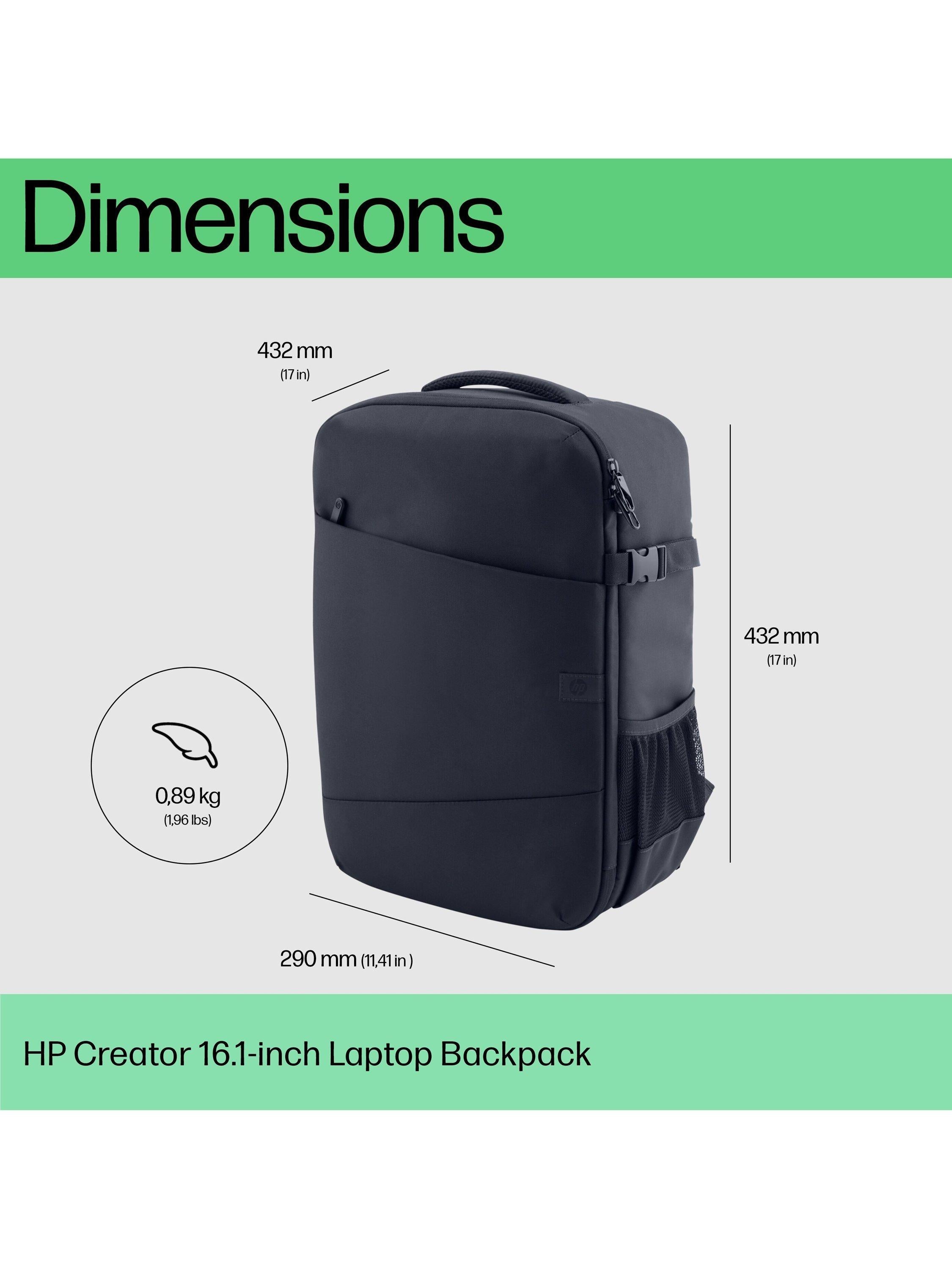 HP Creator laptop backpack for 16.1 inch laptops, imported from the UK