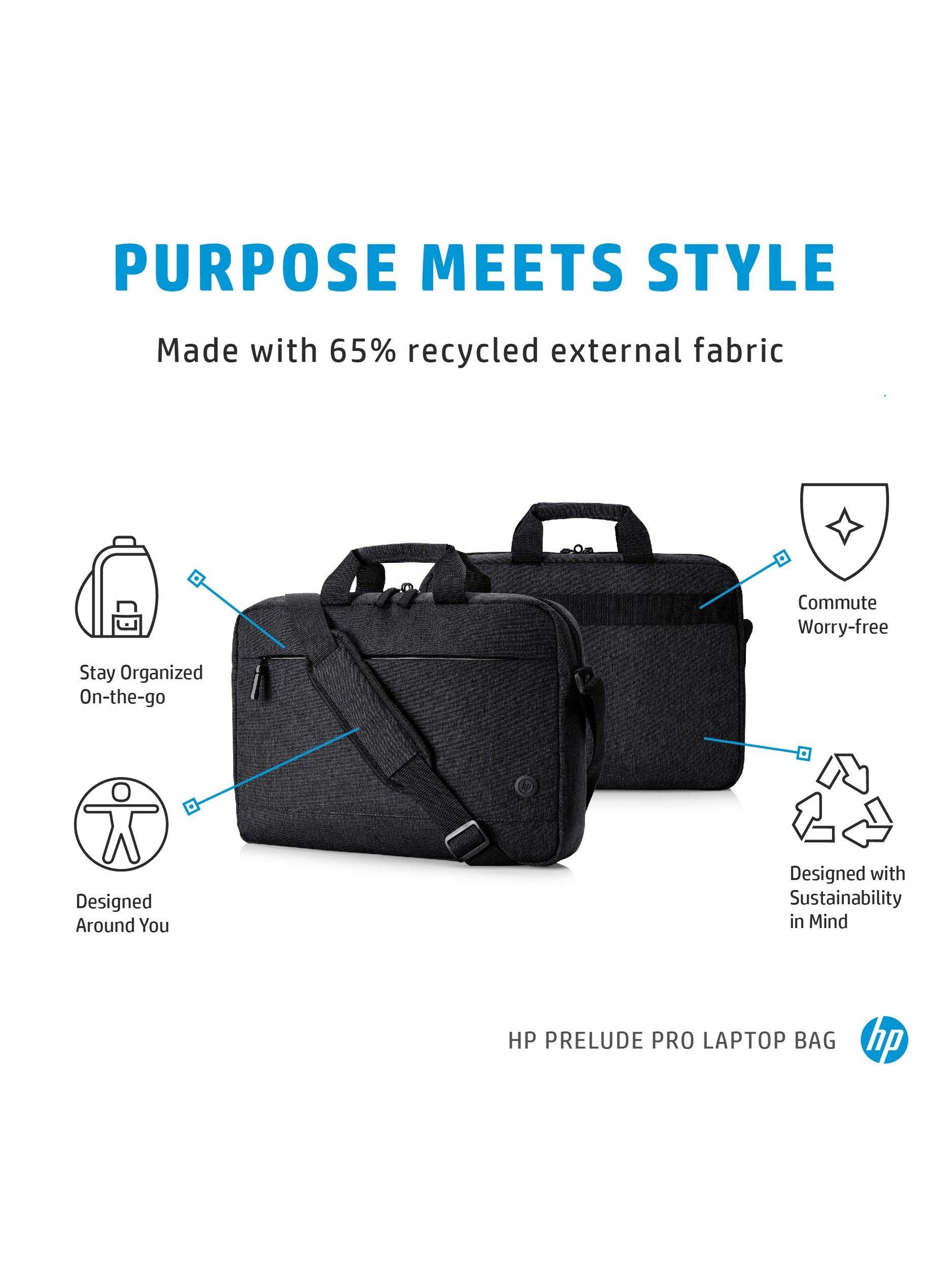 HP Prelude Pro laptop bag grey 15.6 inch - British product