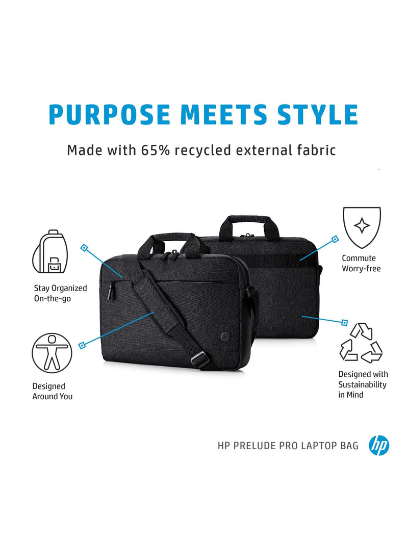 HP Prelude Pro laptop bag grey 15.6 inch - British product