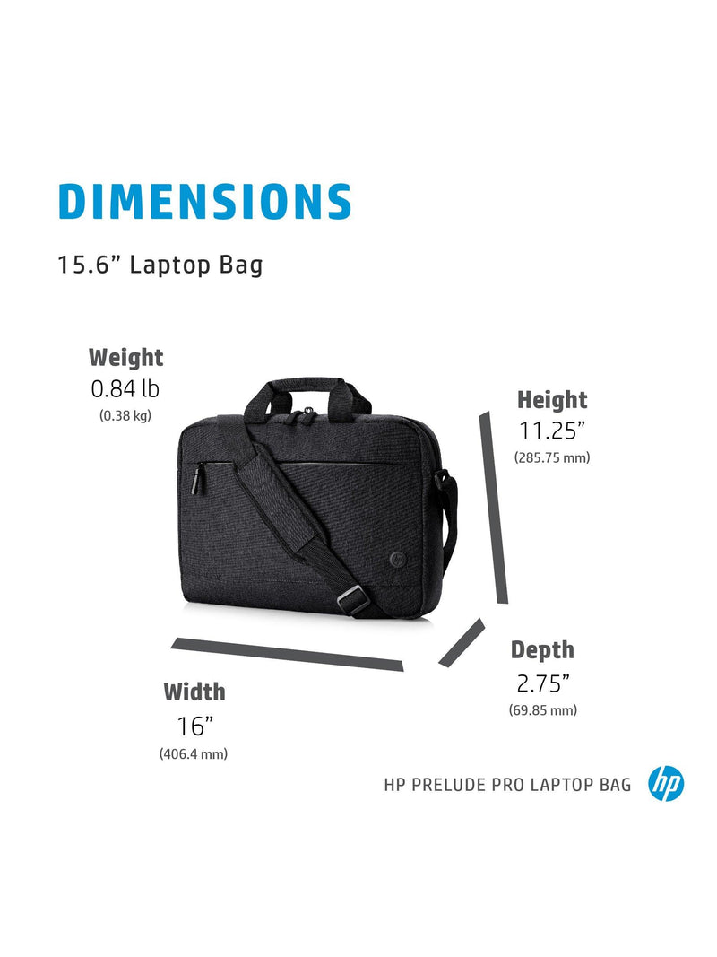 HP Prelude Pro laptop bag grey 15.6 inch - British product