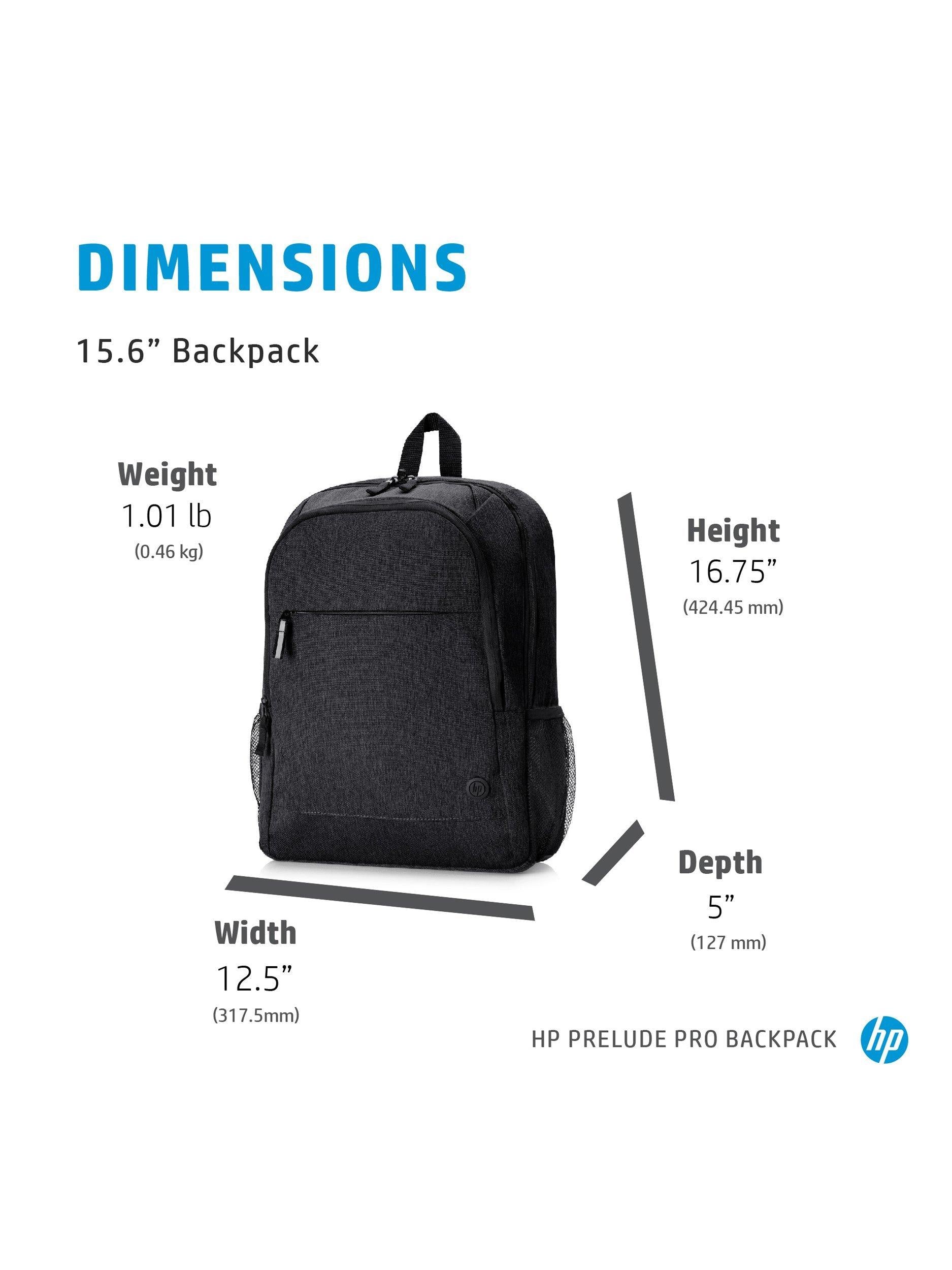 HP Prelude Pro laptop backpack grey 15.6-inch UK version
