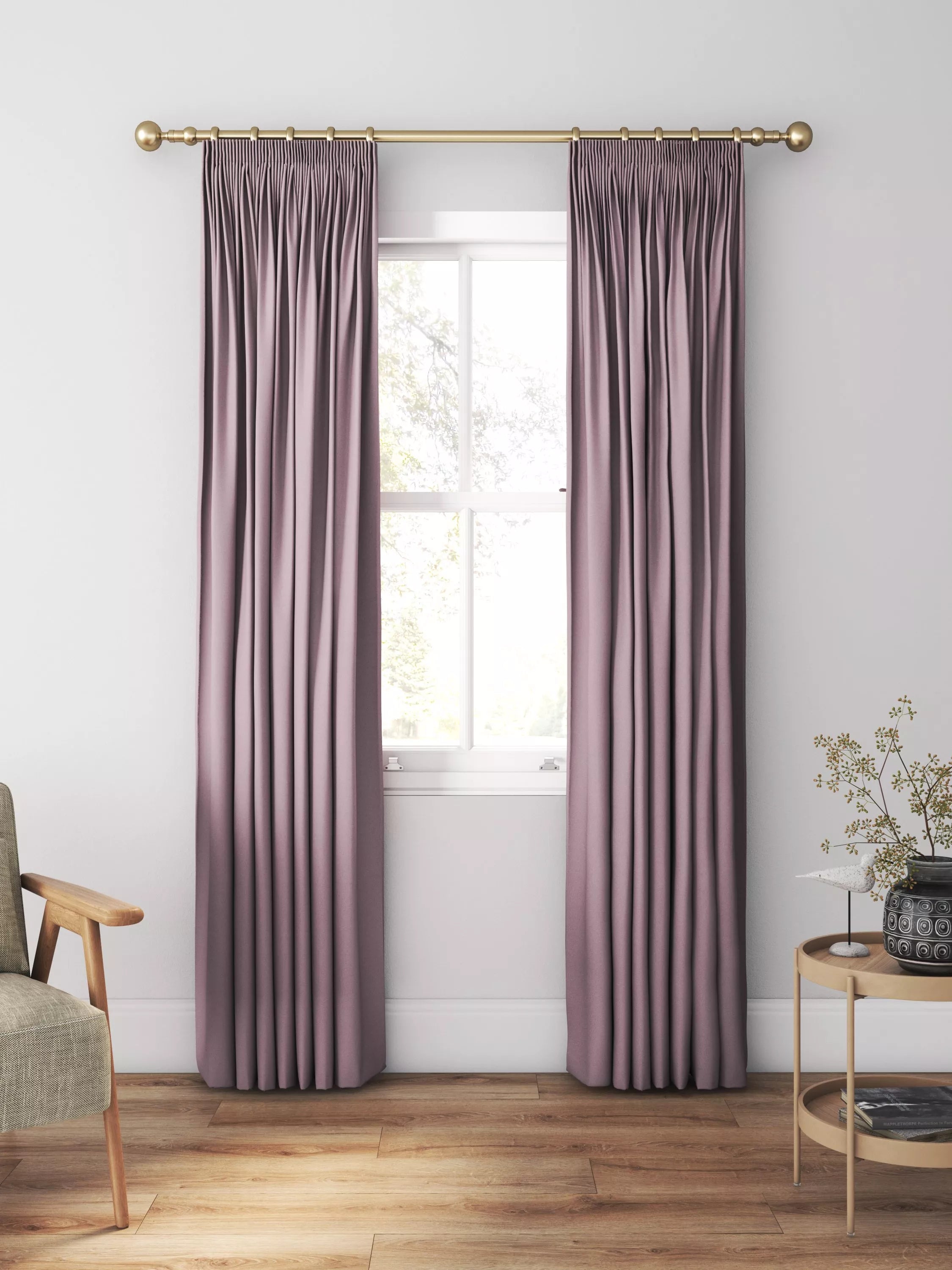 Harlequin Allegra lilac made to measure curtain fabric, imported from the UK