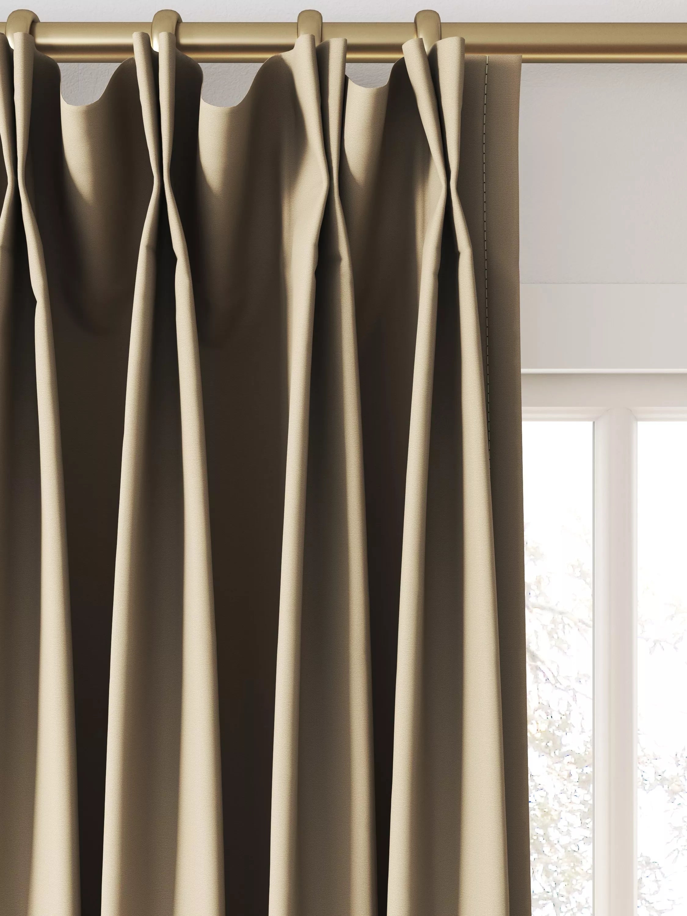 Harlequin Allegra made to measure curtains Sand (British brand)