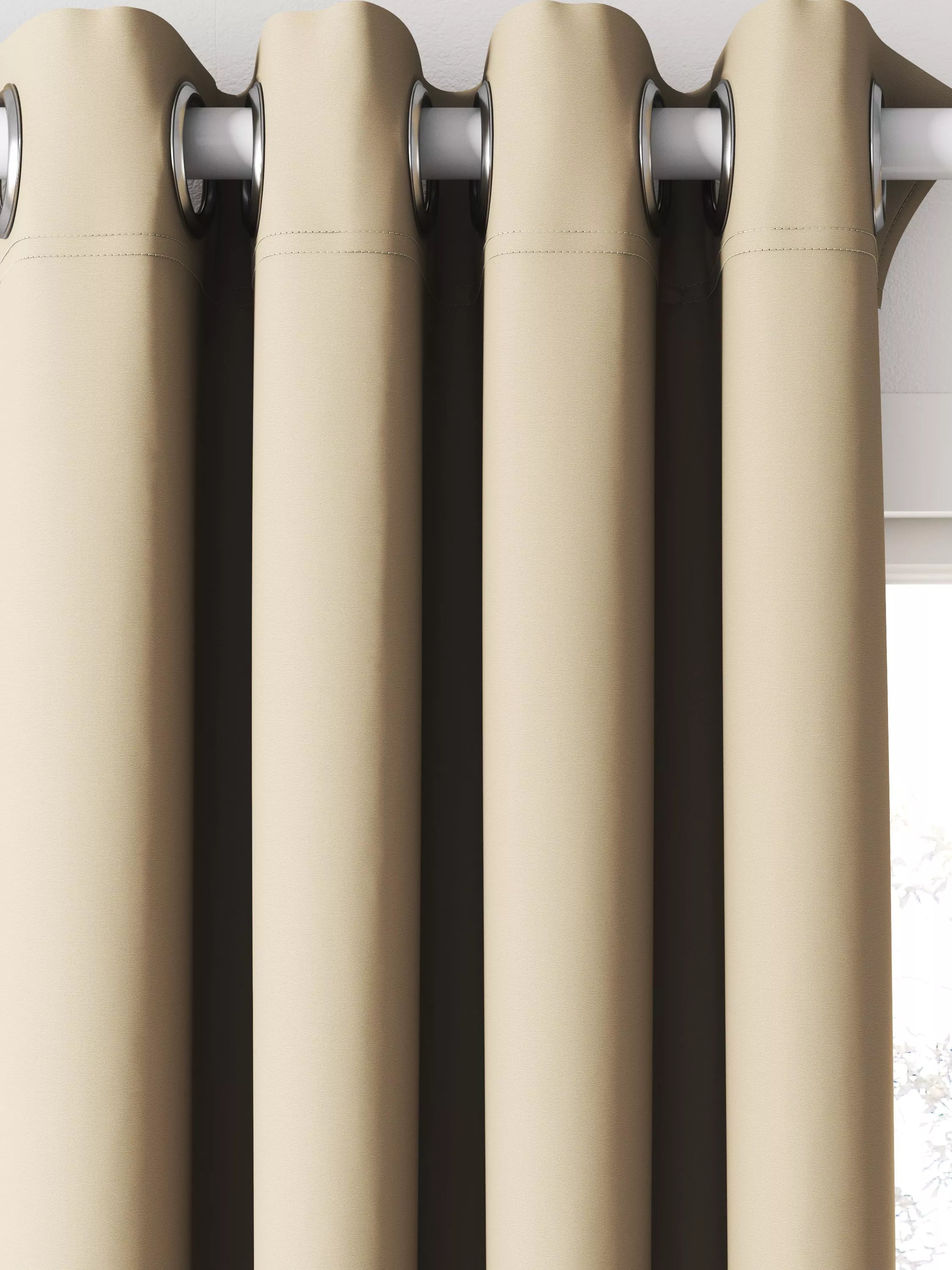 Harlequin Allegra made to measure curtains Sand (British brand)