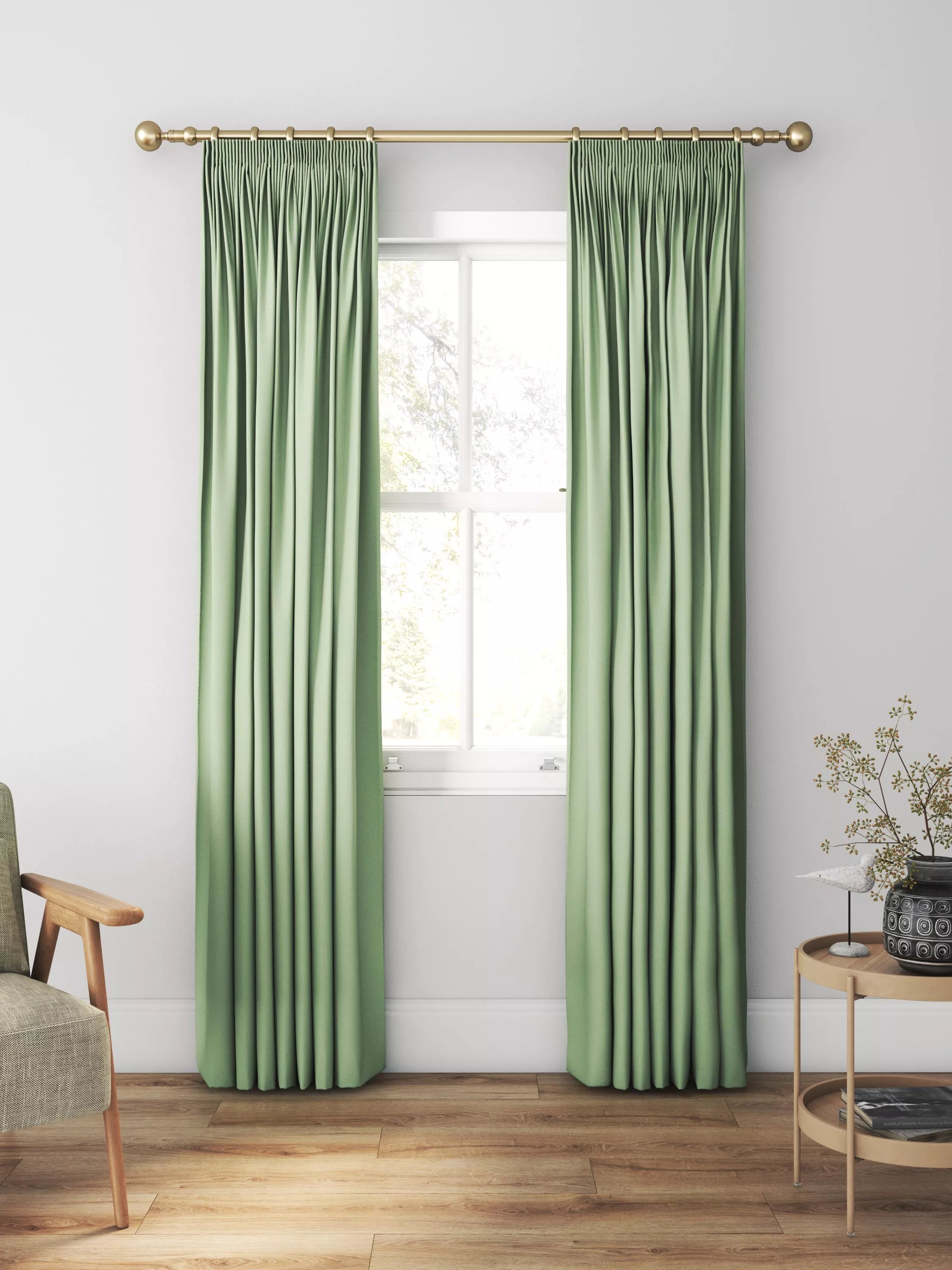 Harlequin Allegra curtain fabric seafoam (British brand)
