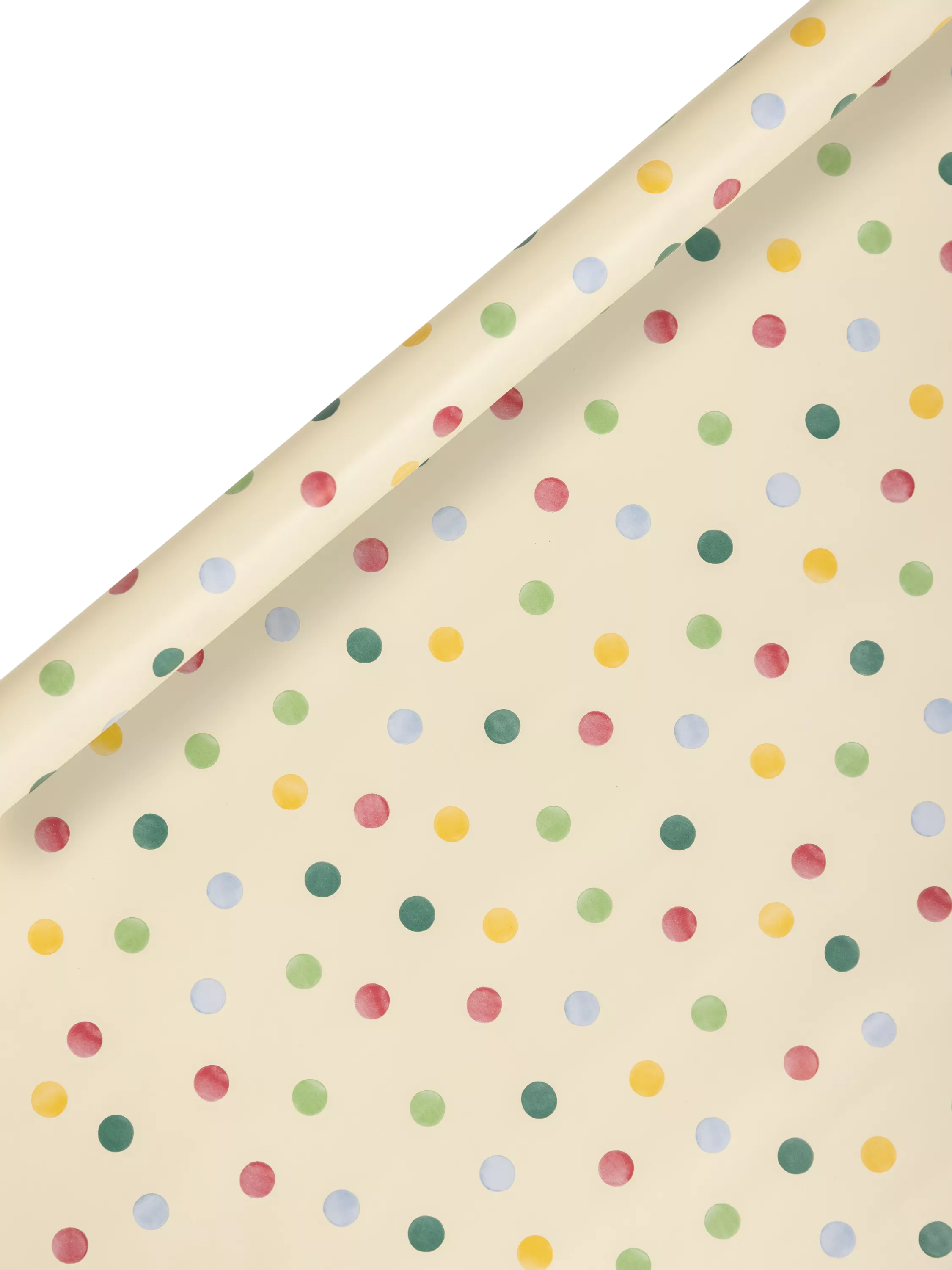 Emma Bridgewater spot print wrapping paper 3m roll multi-coloured - British product