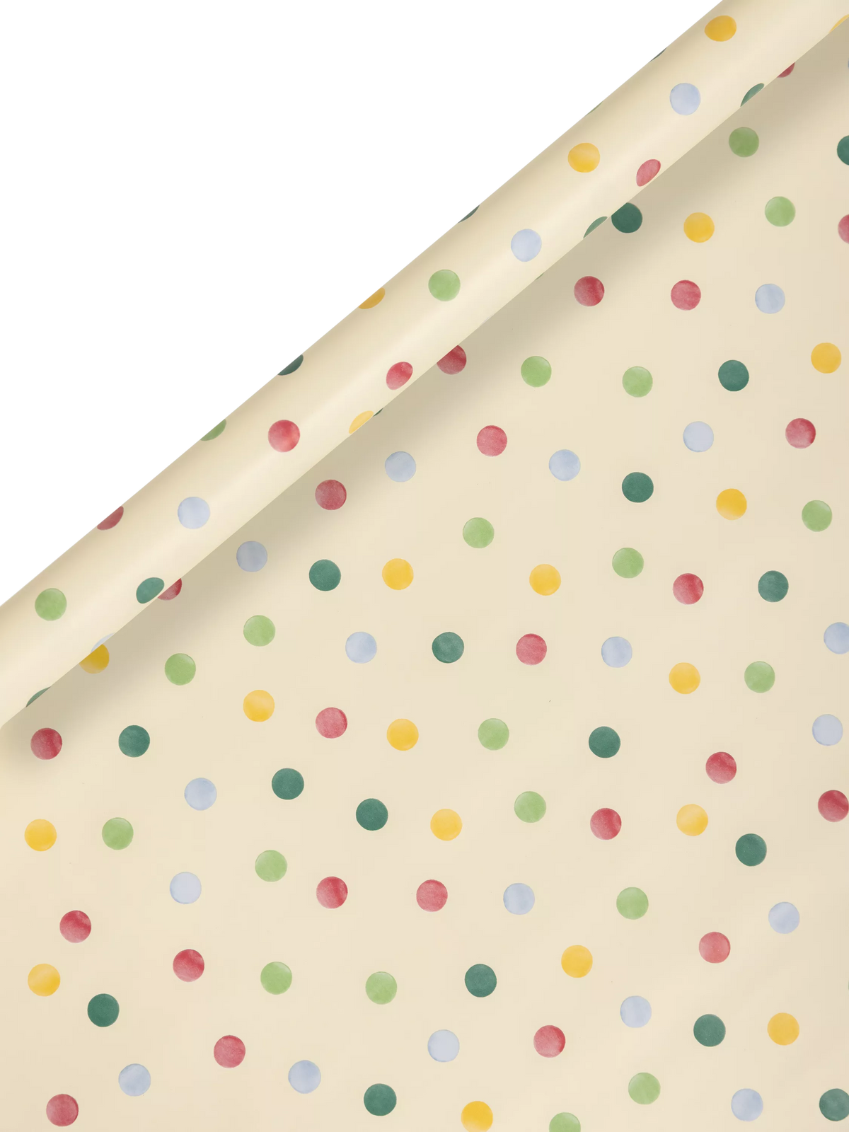 Emma Bridgewater spot print wrapping paper 3m roll multi-coloured - British product