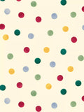 Emma Bridgewater spot print wrapping paper 3m roll multi-coloured - British product