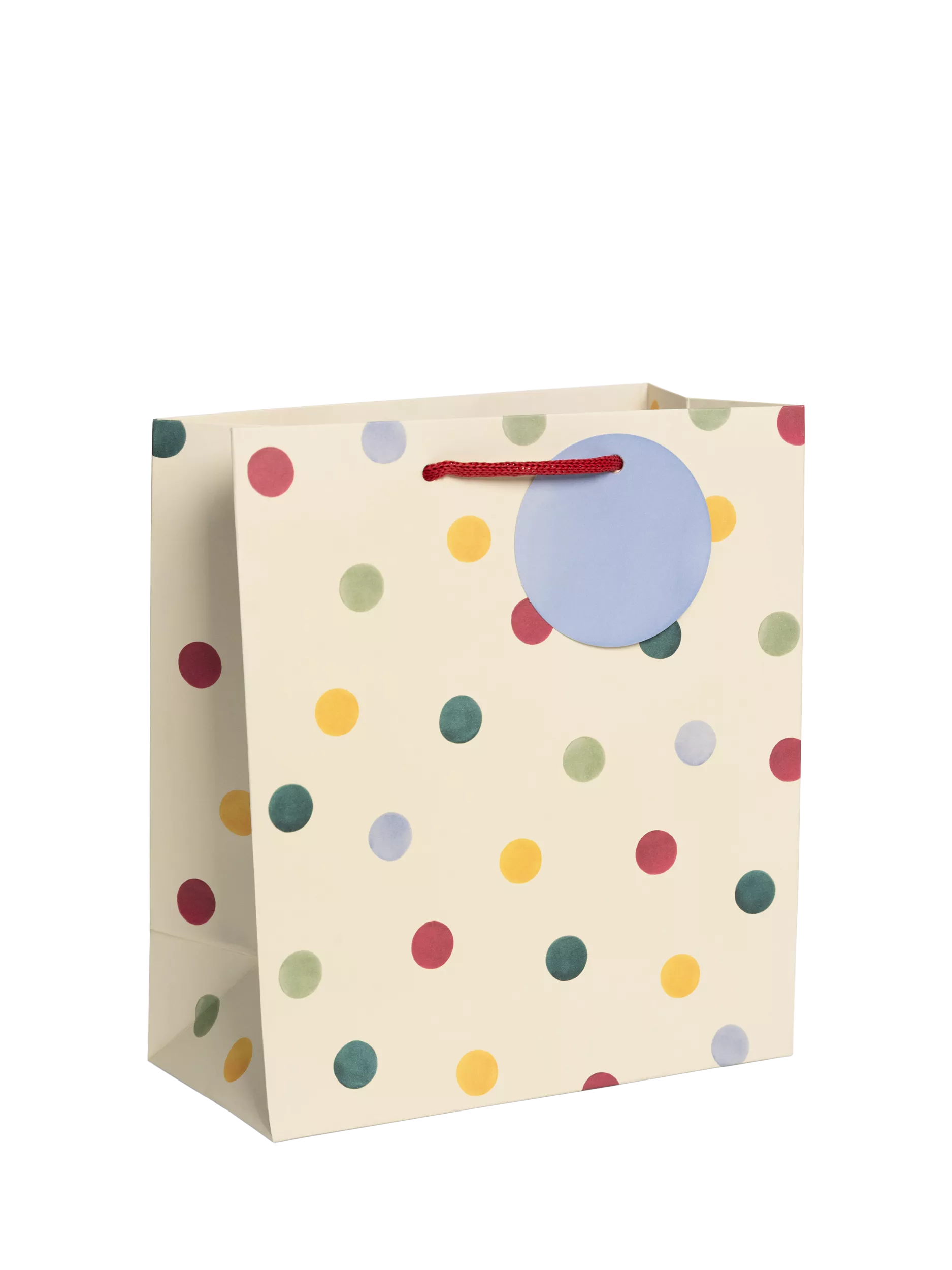 Emma Bridgewater multi spot medium gift bag (British brand)