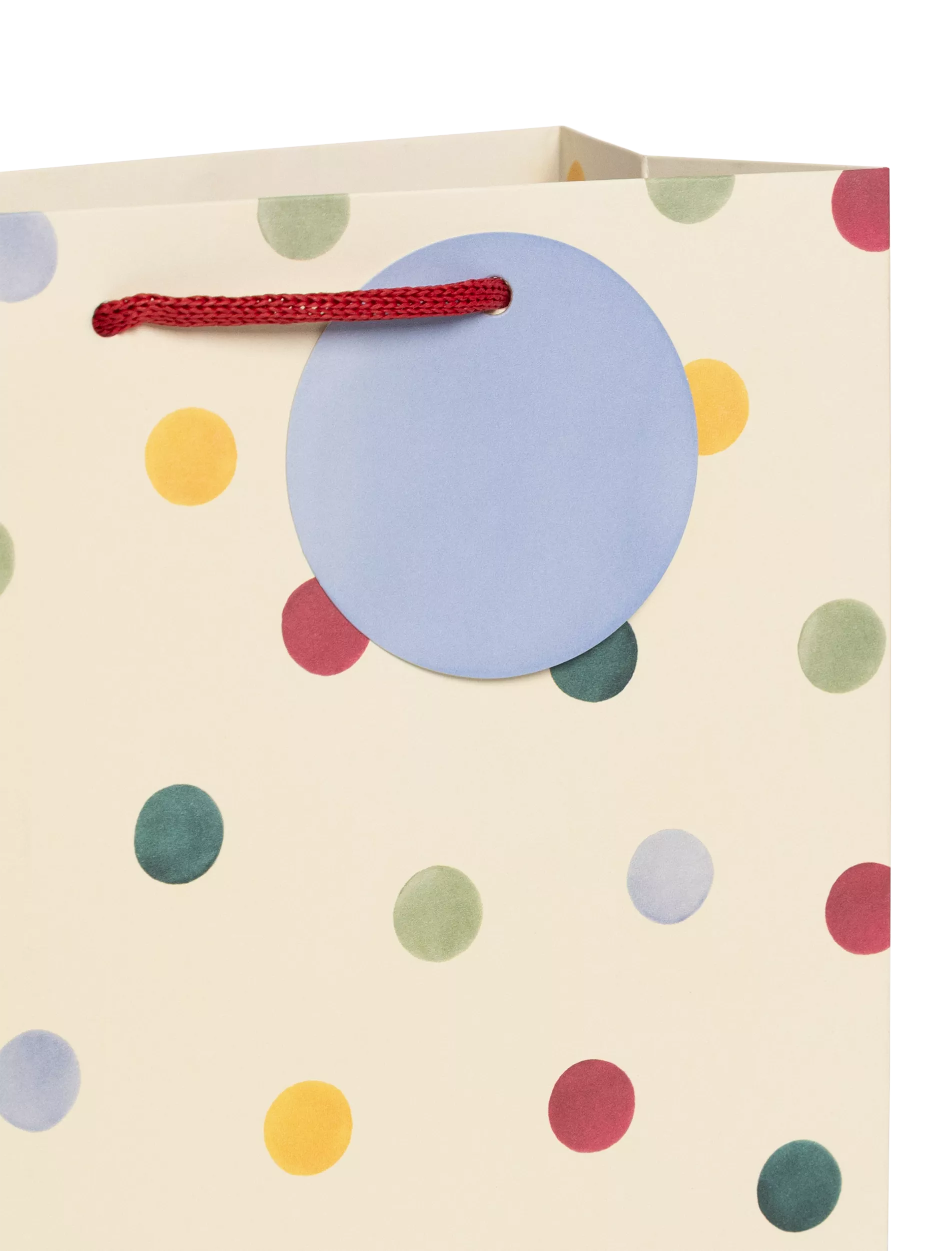 Emma Bridgewater multi spot medium gift bag (British brand)