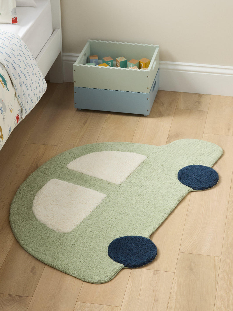 John Lewis Kids' Car tufted cotton rug, UK version