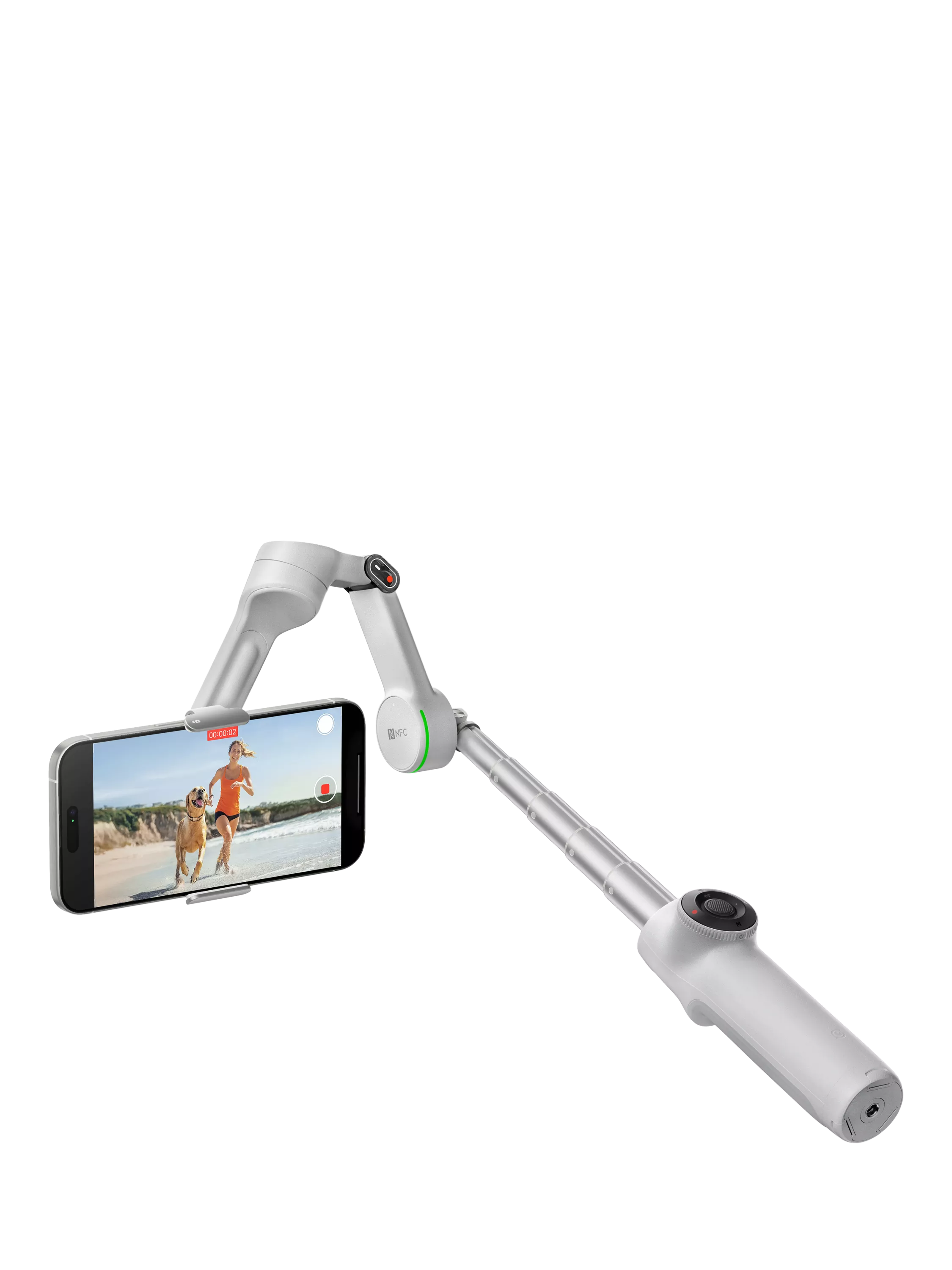 Insta360 Flow 2 Pro smartphone stabiliser grey (British brand)
