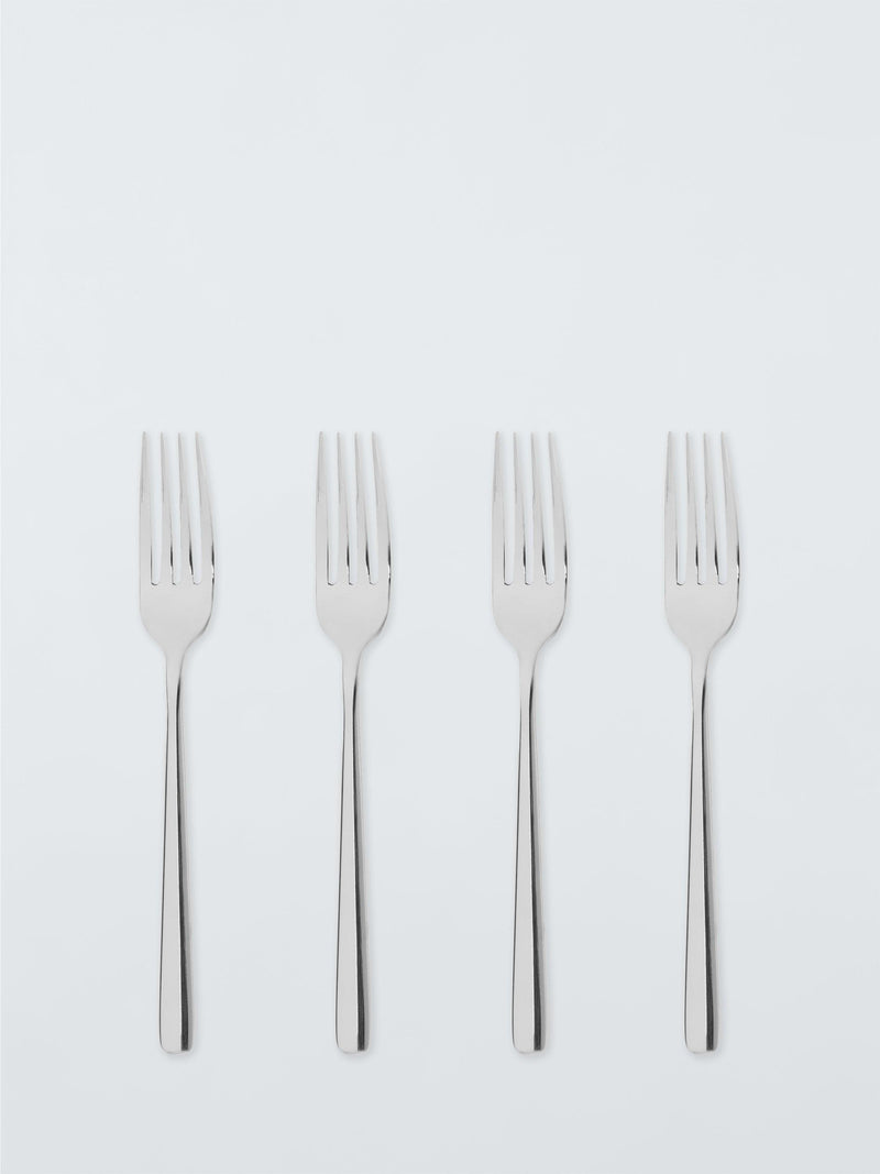John Lewis stainless steel cutlery set 16 piece 4 place settings, UK version