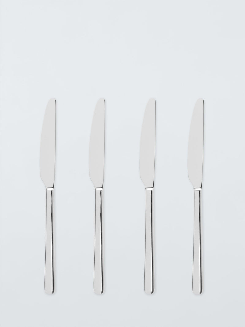 John Lewis stainless steel cutlery set 16 piece 4 place settings, UK version