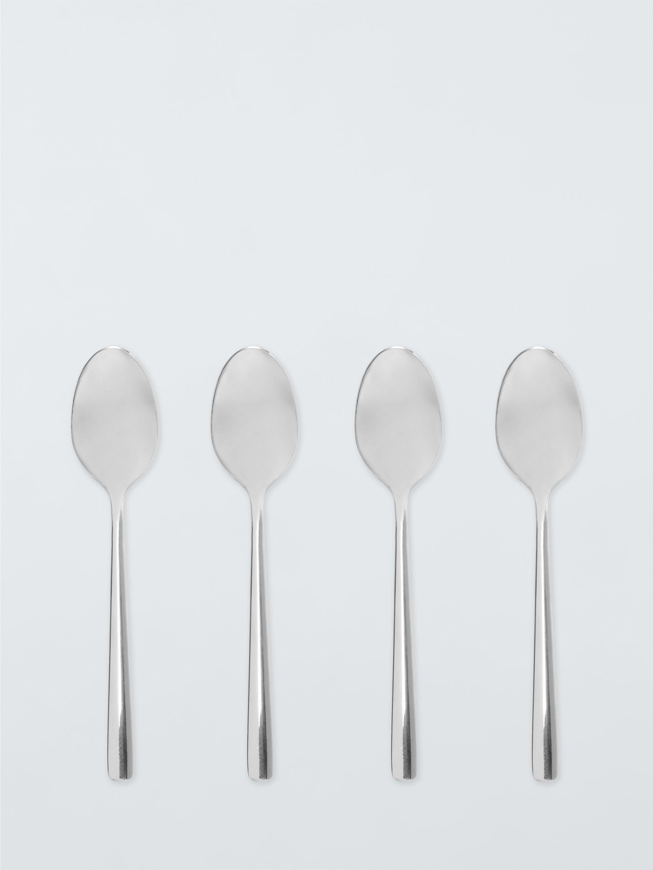 John Lewis stainless steel cutlery set 16 piece 4 place settings, UK version