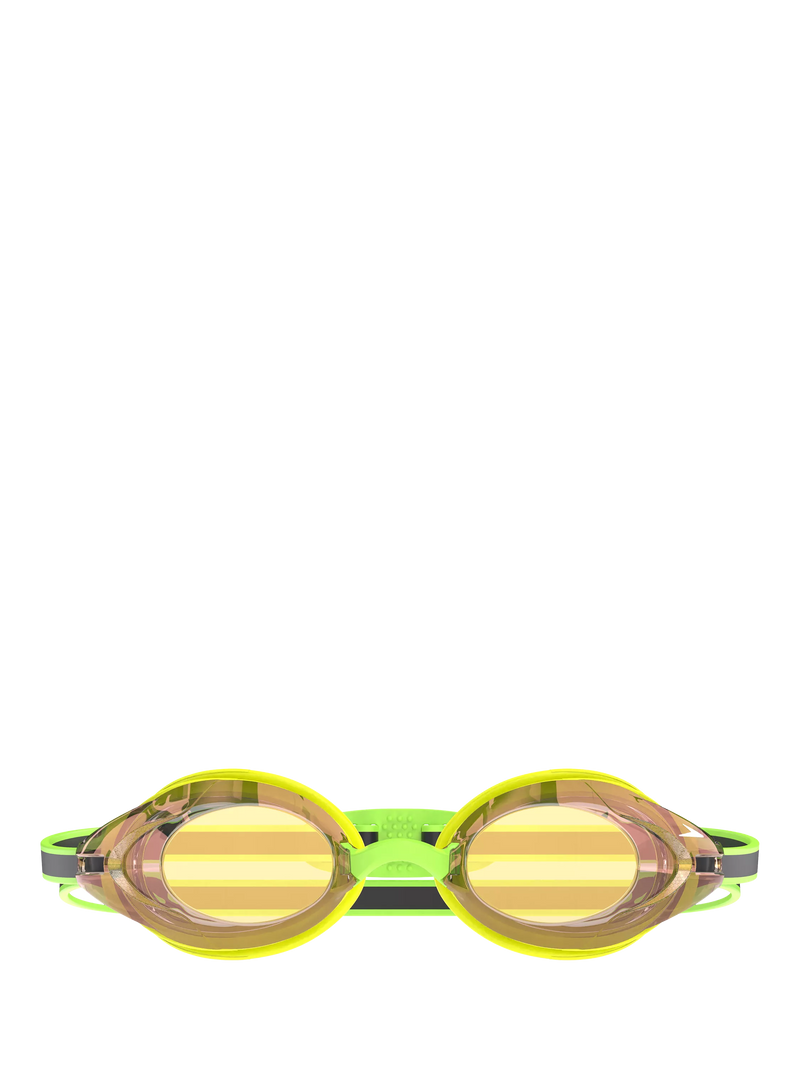 Speedo Vanquisher 3.0 swimming goggles yellow grey mirror, imported from the UK