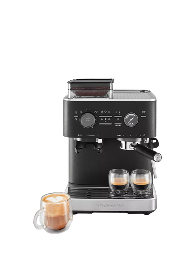 John Lewis Semi-Automatic Espresso Machine with Burr Grinder- Buy online at McGrocer