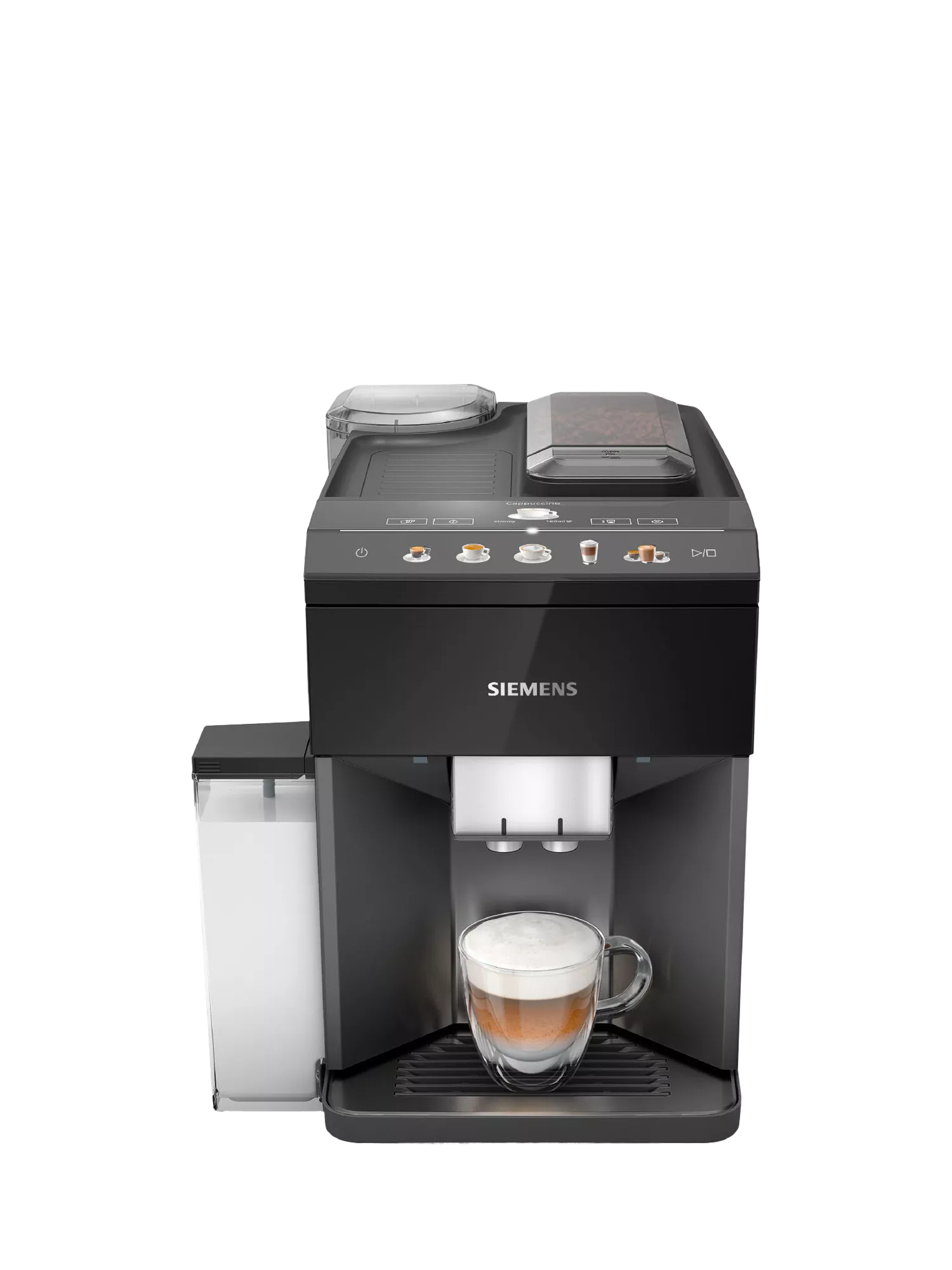 Siemens TQ515GB9 coffee machine in black (British brand)