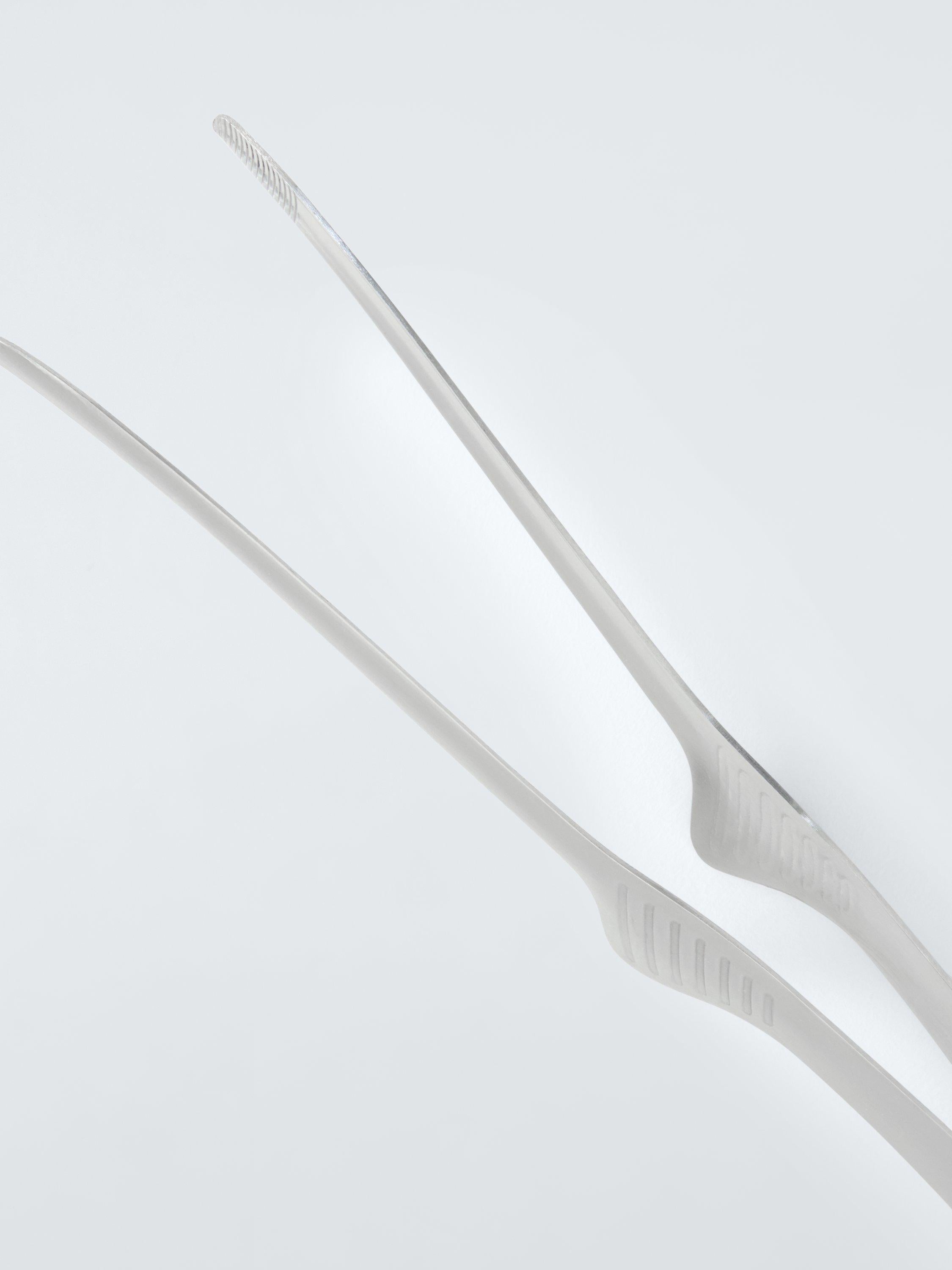 John Lewis self standing stainless steel tongs, imported from the UK