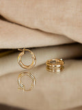 IBB 18ct gold creole hoop earrings, imported from the UK