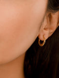 IBB gold twist creole hoop earrings 18ct, UK version