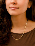 IBB herringbone chain necklace gold 46cm - British product