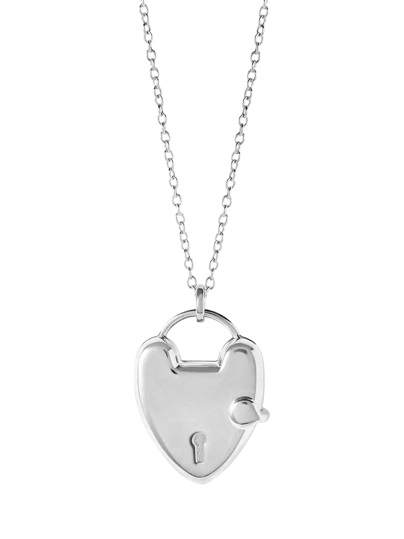 Astley Clarke heart locket necklace 18ct gold vermeil 16 inch chain, imported from the UK