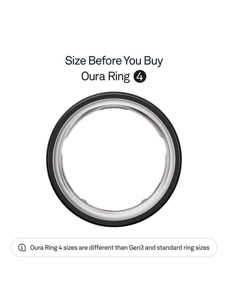 Oura Ring 4 smart ring black (British brand)