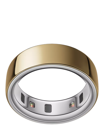 John Lewis Oura Ring 4 Health & Fitness Tracker Smart Ring, Gold- Buy online at McGrocer