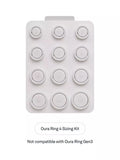 Oura Ring 4 sizing kit with ring sizers, UK version