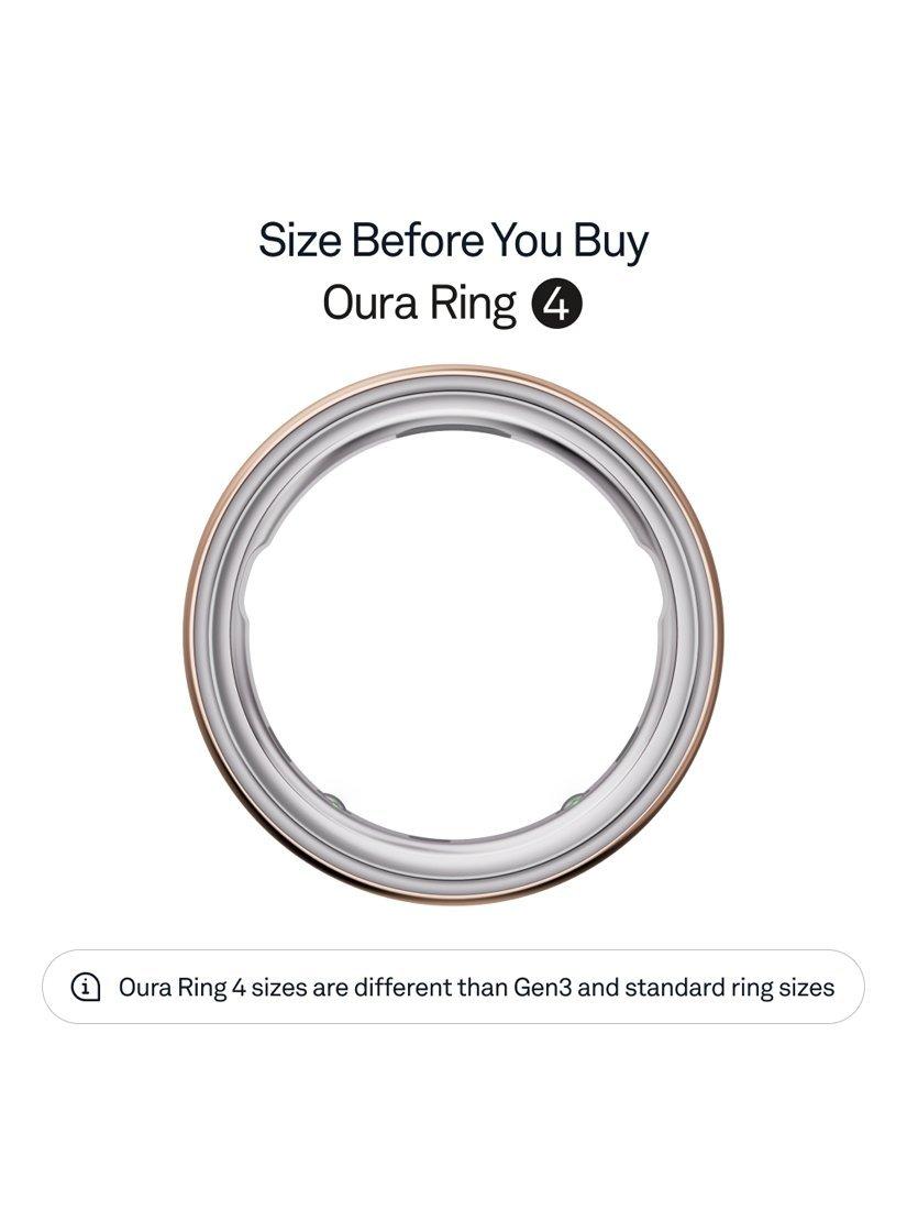 Oura Ring 4 Roségold Gesundheitstracker - Britisches Produkt