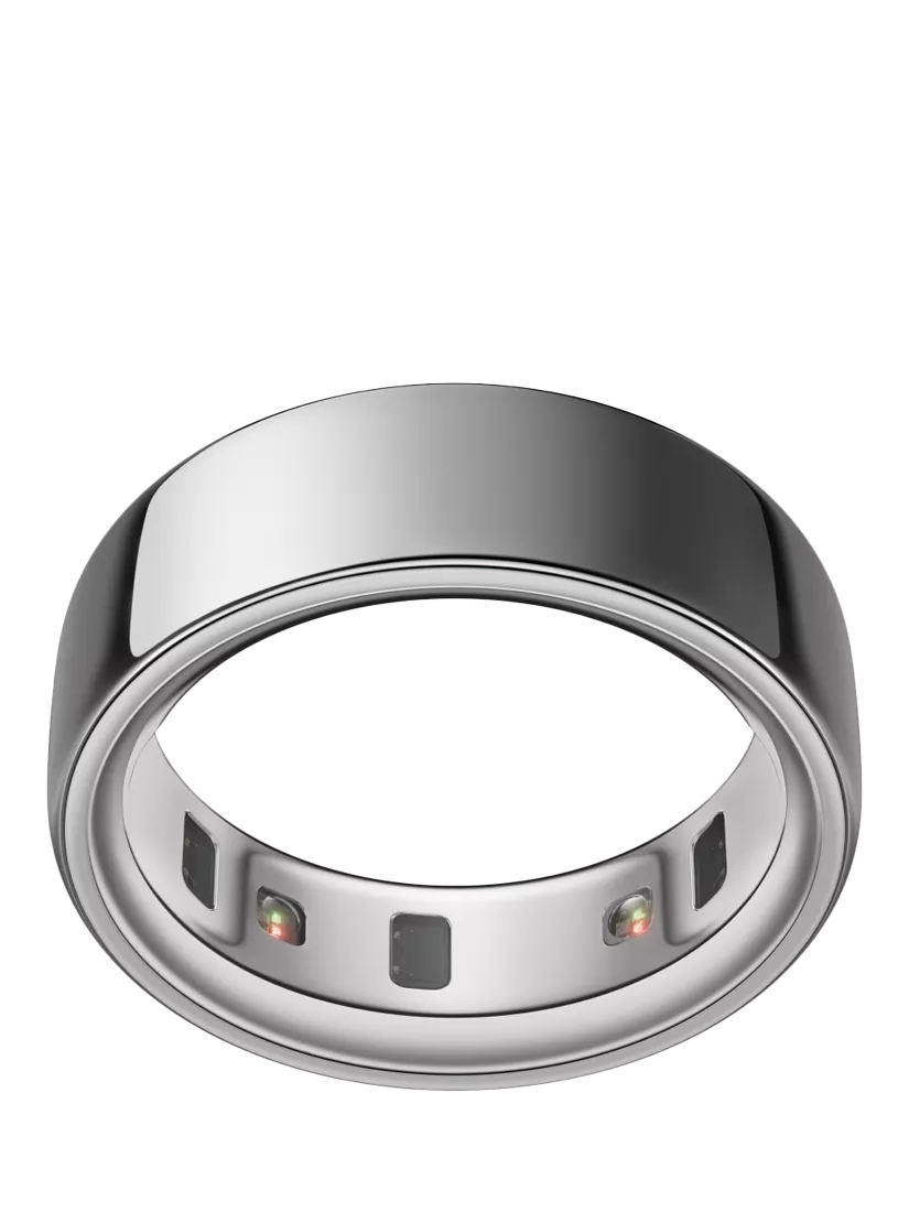 Oura Ring 4 Smart Ring Gesundheits- & Fitness-Tracker, Silber