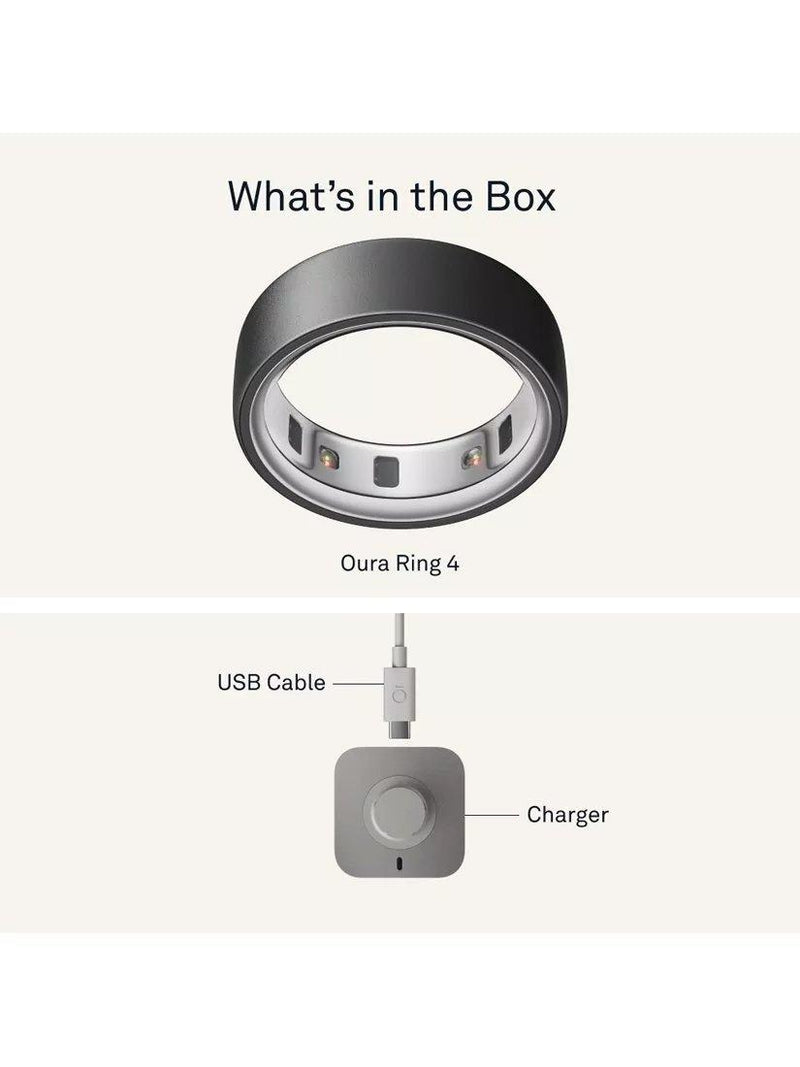 Oura smart ring Stealth, UK version