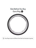Oura smart ring Stealth, UK version