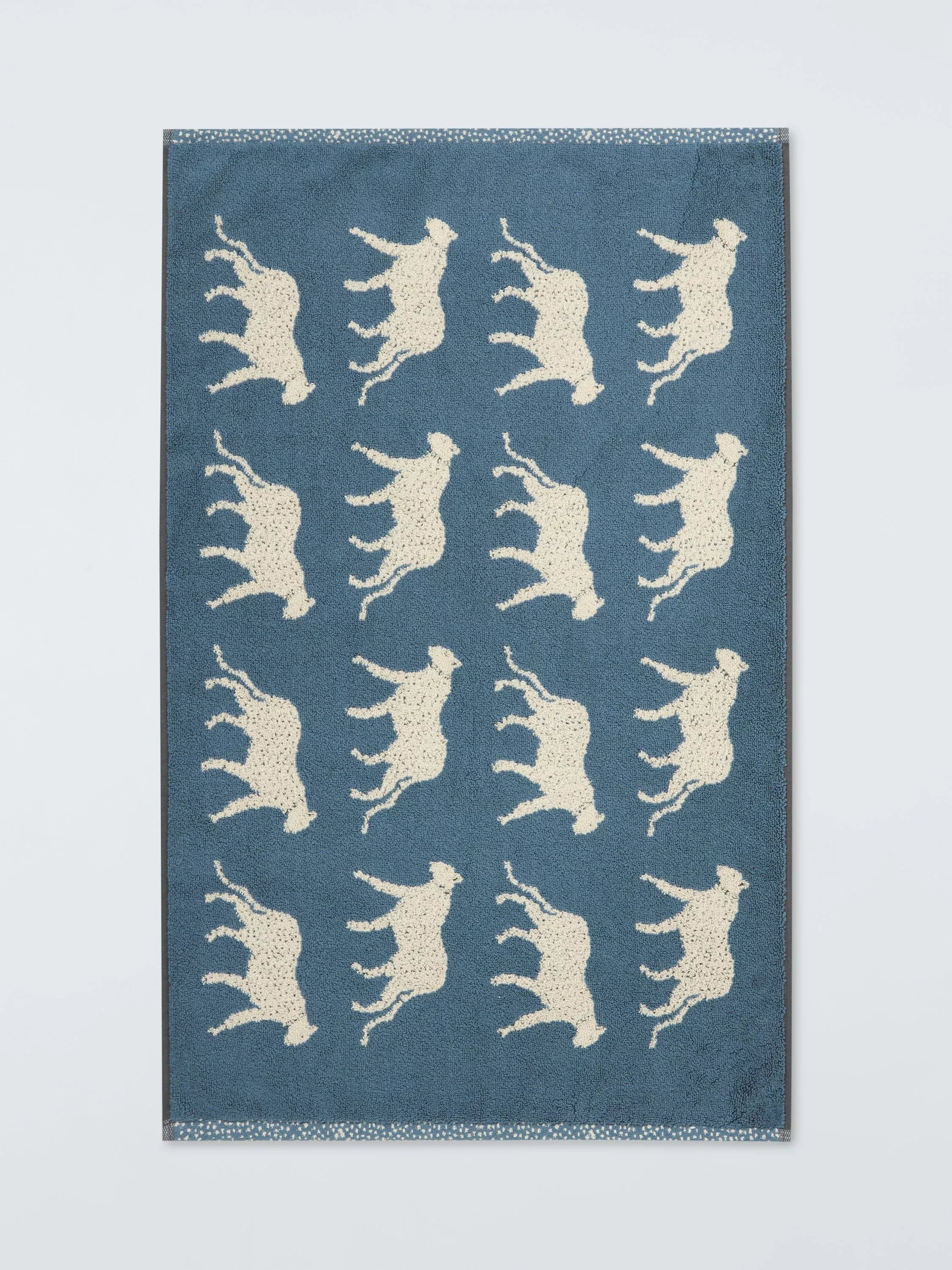 John Lewis leopard bath mat bluestone (British brand)