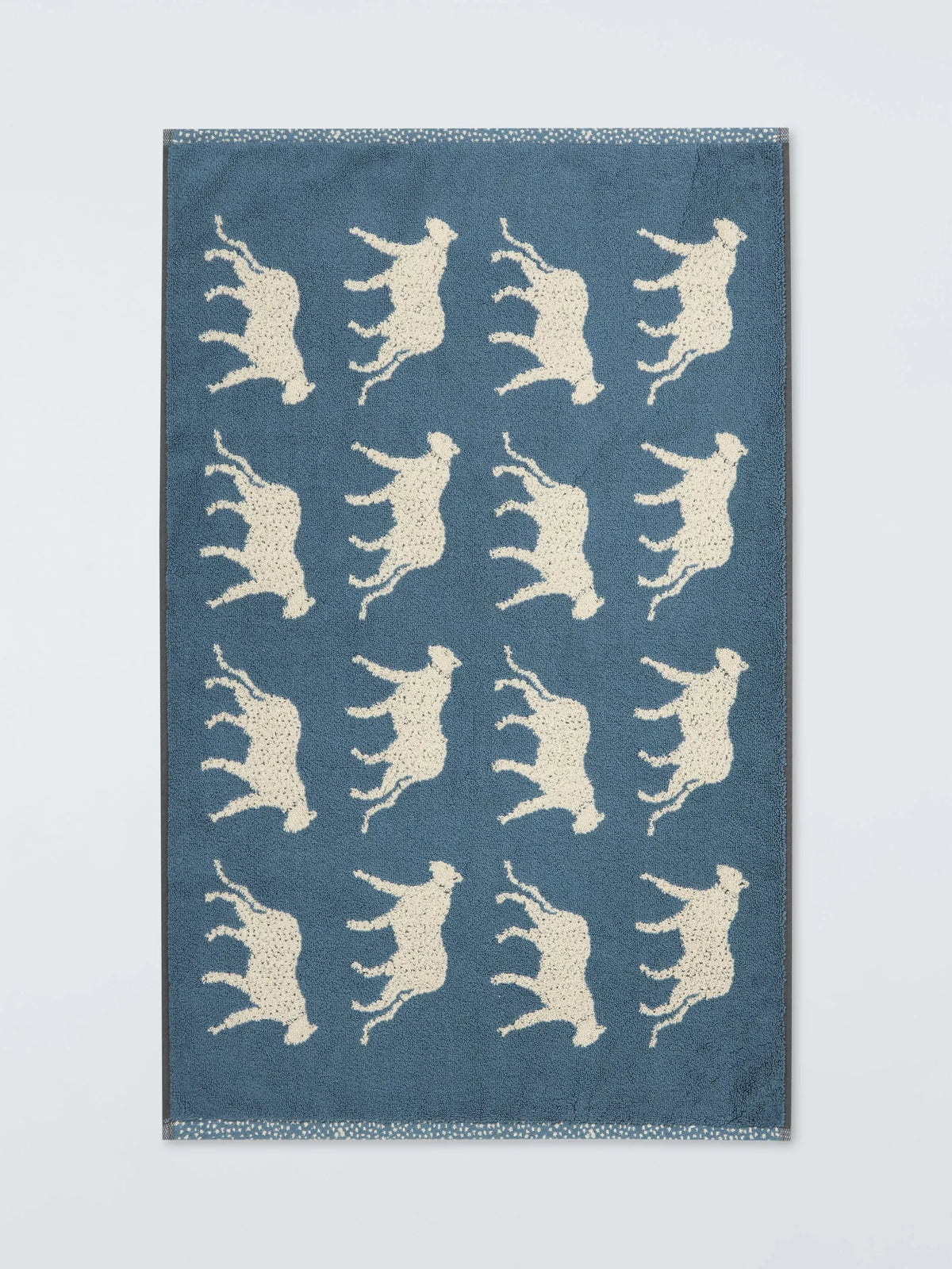 John Lewis leopard bath mat bluestone (British brand)