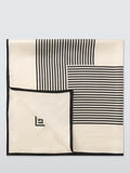 John Lewis silk scarf stripe print 90cm square, UK version