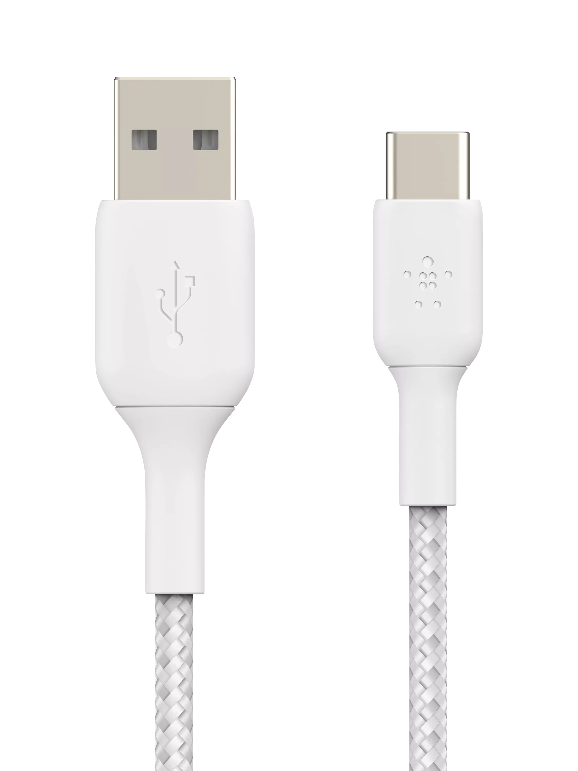 Belkin USB-C cable braided white 1m - British product