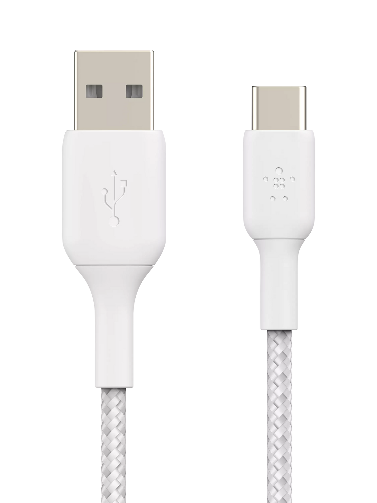 Belkin USB-C cable braided white 1m - British product