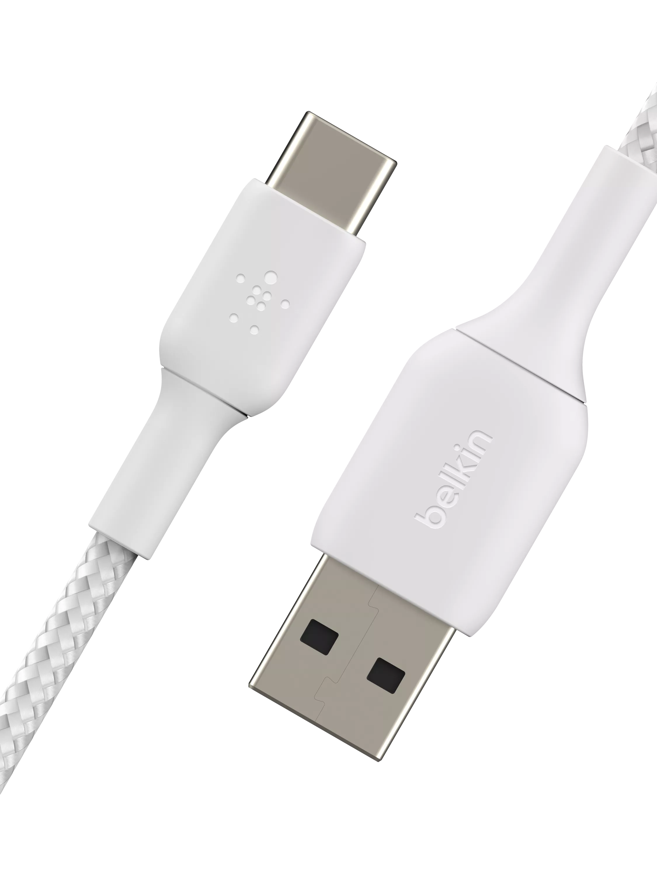 Belkin USB-C cable braided white 1m - British product