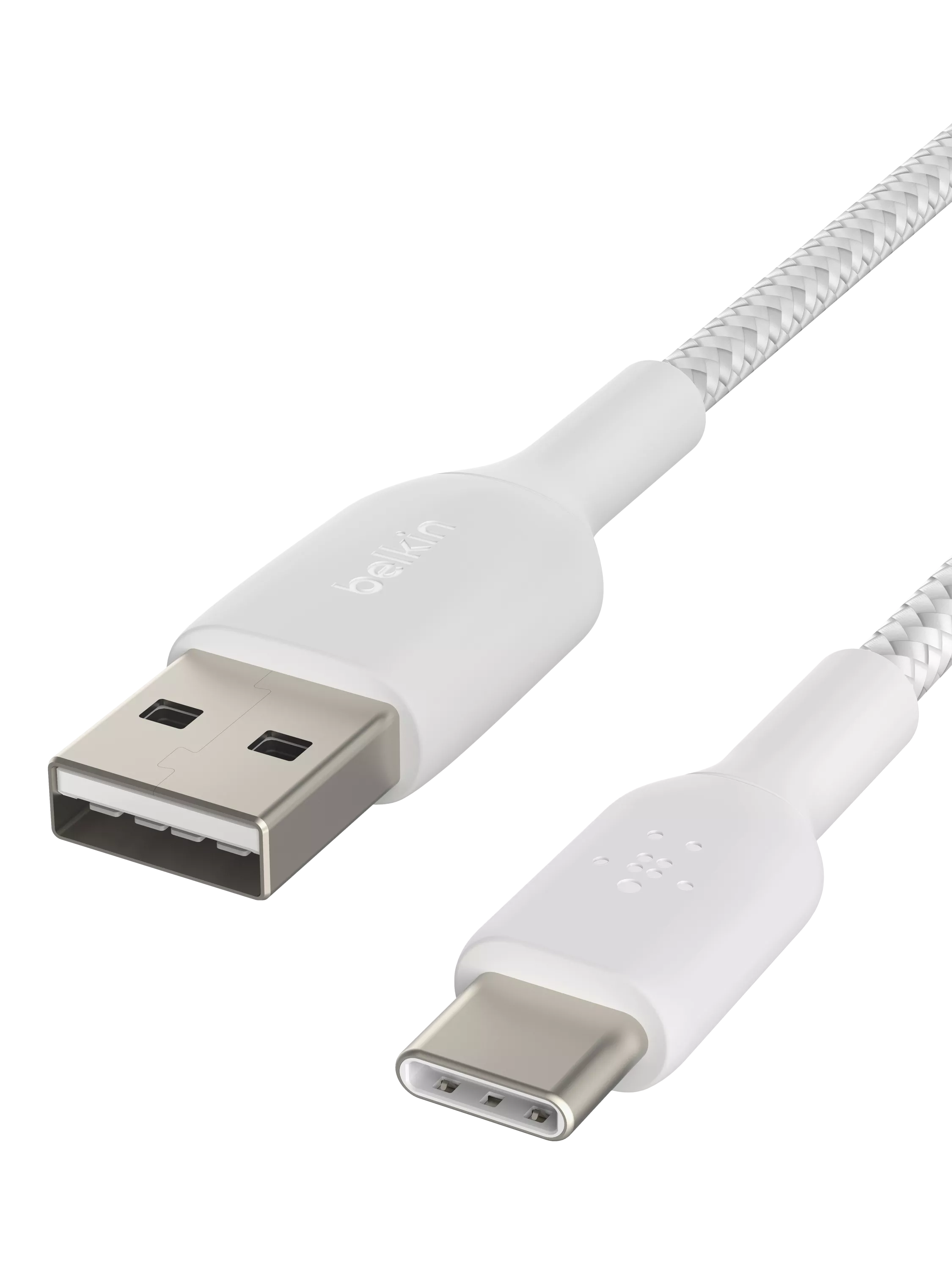 Belkin USB-C cable braided white 1m - British product