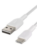 Belkin USB-C cable braided white 1m - British product