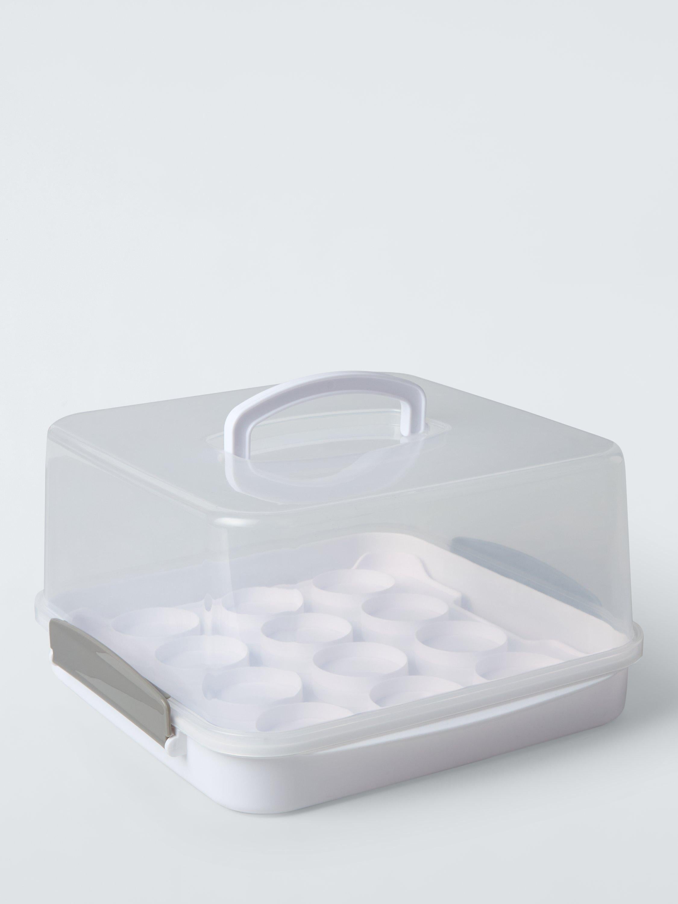 John Lewis clear plastic cake box - British product