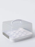 John Lewis clear plastic cake box - British product