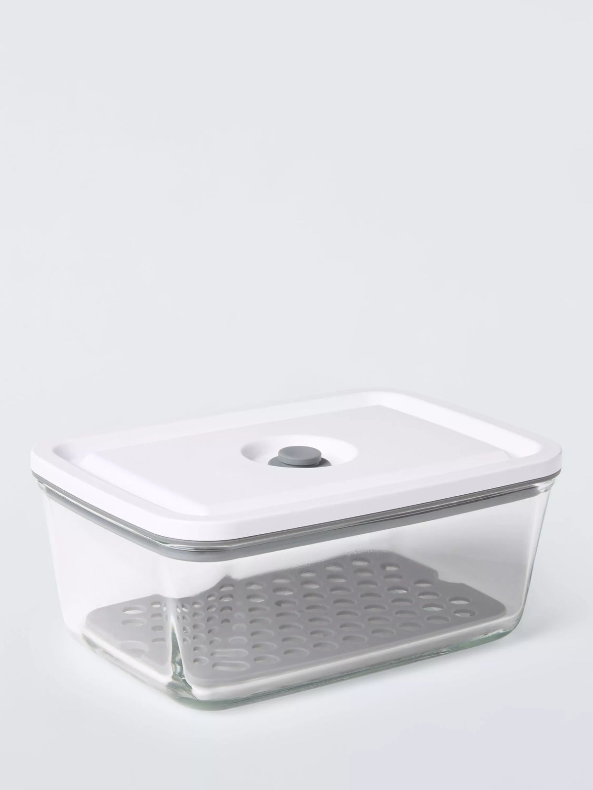 John Lewis vacuum seal glass storage container 1L, UK version