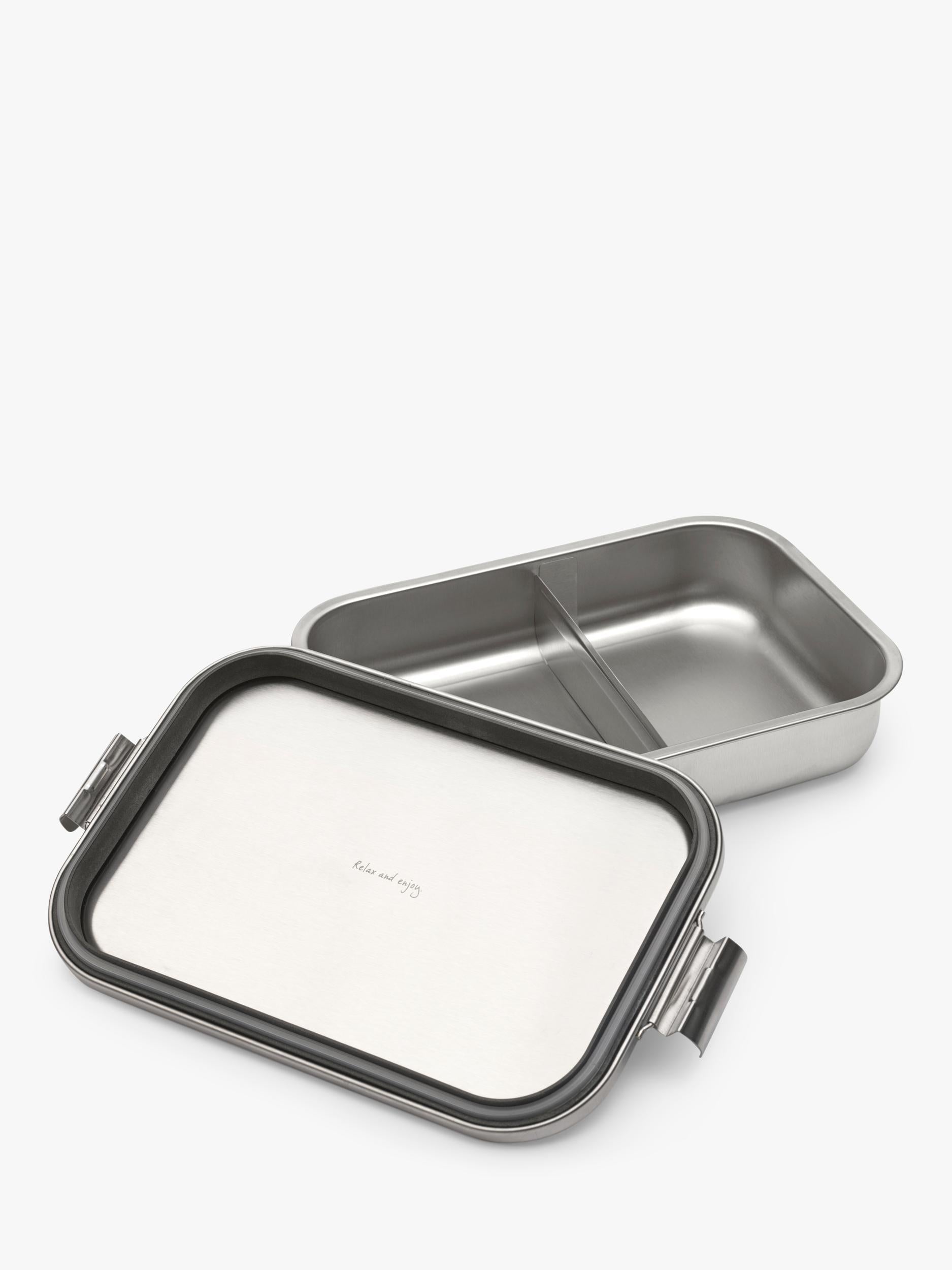 Brabantia stainless steel lunch box 2L matt steel, imported from the UK