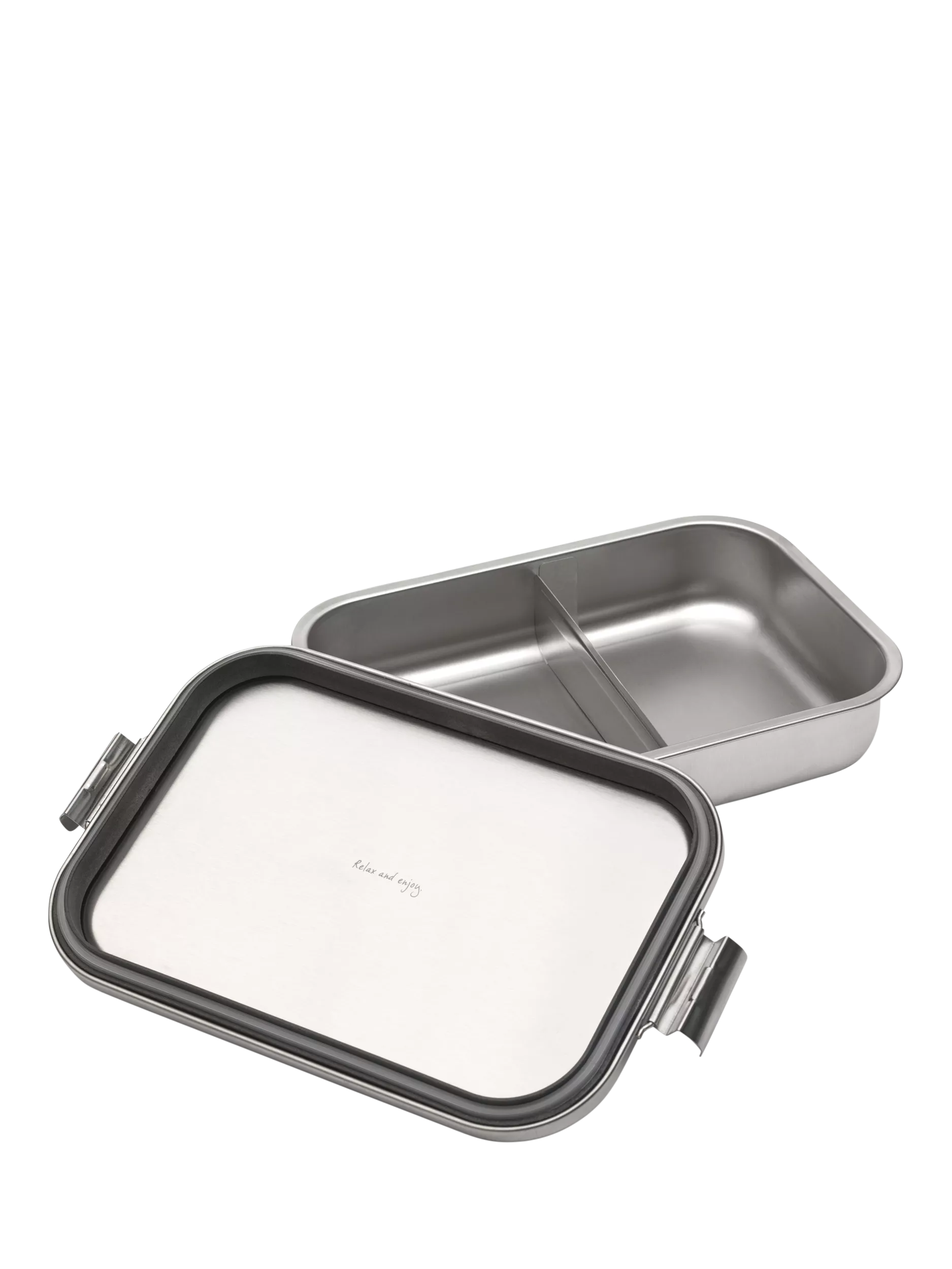 Brabantia stainless steel lunch box 2L matt steel, imported from the UK