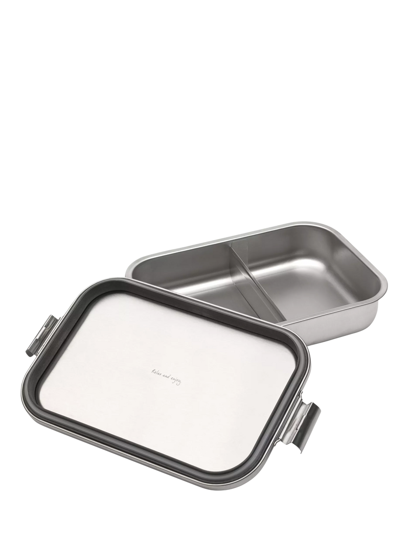 Brabantia stainless steel lunch box 2L matt steel, imported from the UK