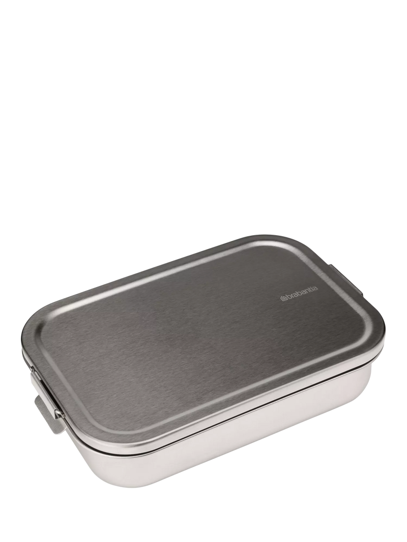 Brabantia stainless steel lunch box 2L matt steel, imported from the UK