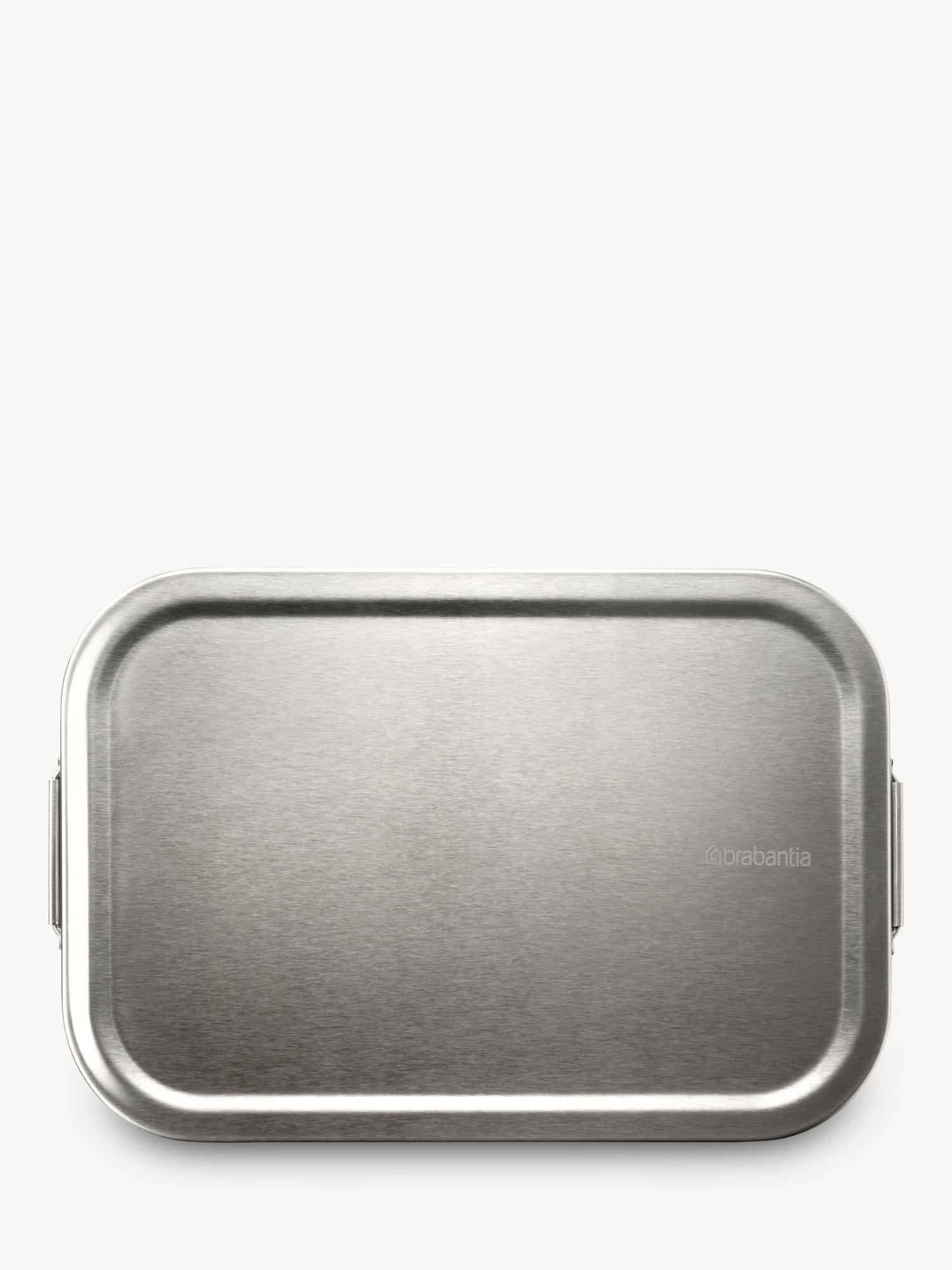Brabantia stainless steel lunch box 2L matt steel, imported from the UK